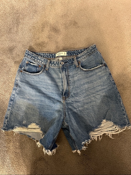 Abercrombie & Fitch Pants - Curve love high rise loose shorts